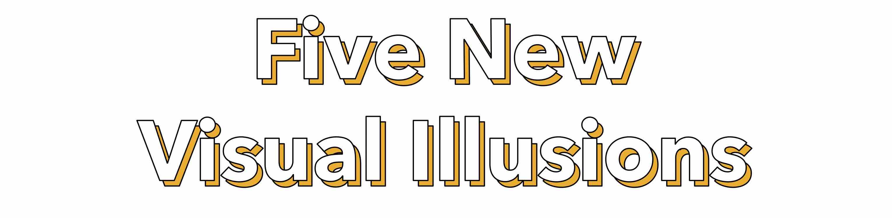 Five New Visual Illusions